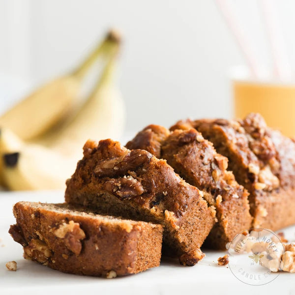 Banana Nut Bread Scented Beeswax Candles