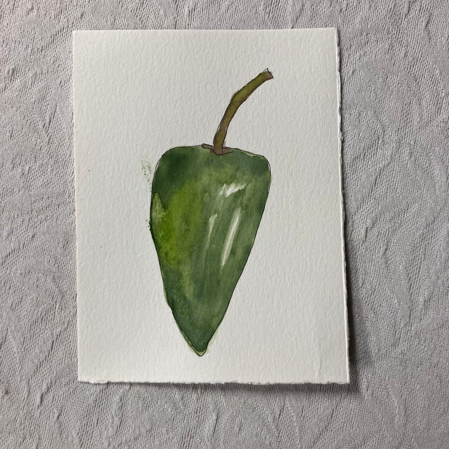 Hand Painted Watercolor Art