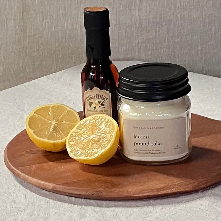 Lemon Pound Cake Beeswax Candle