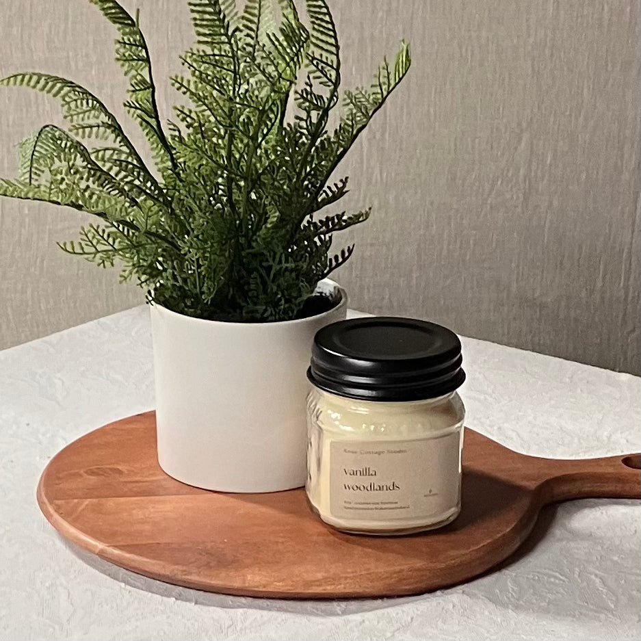 Vanilla Woodlands Beeswax Candle