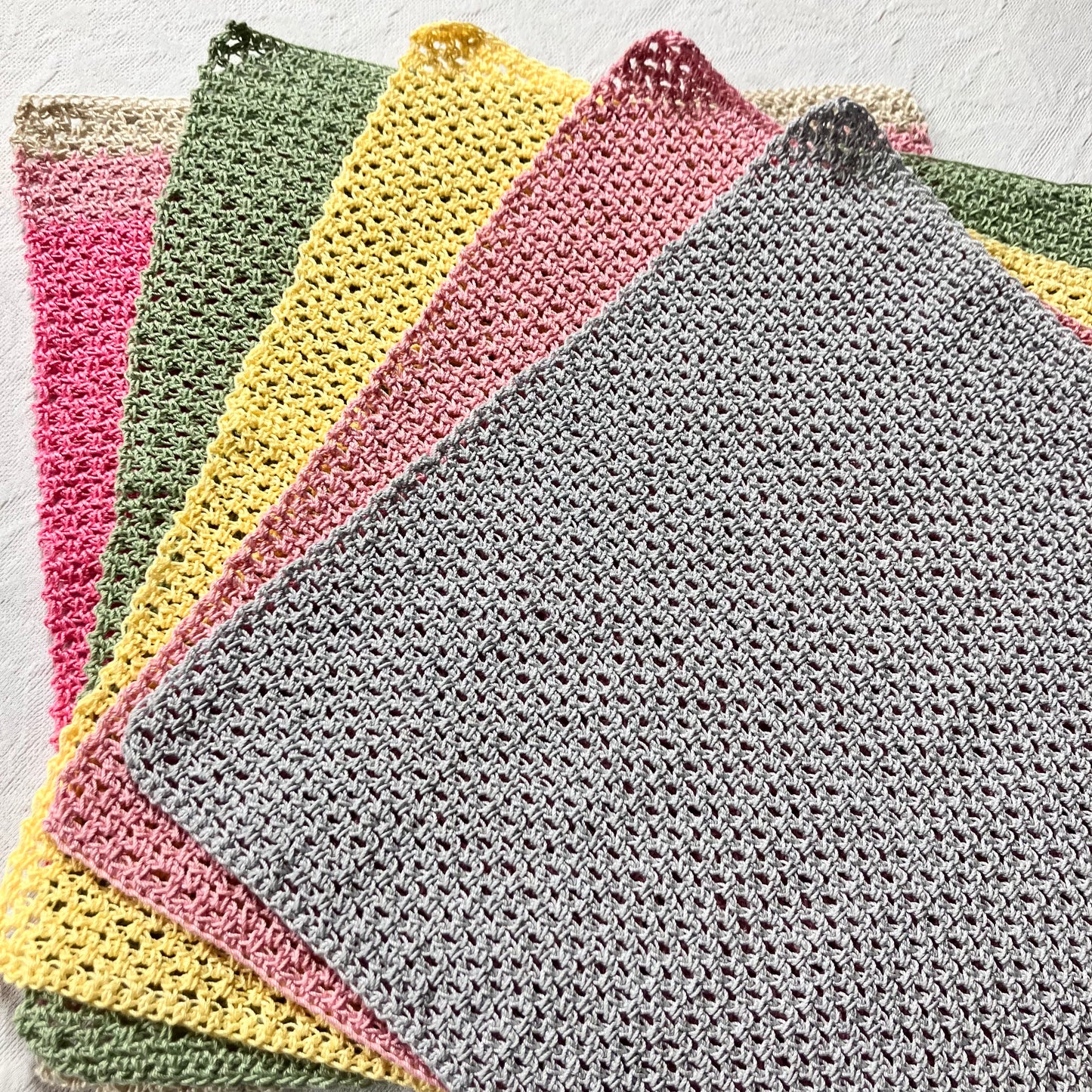 Hand Crocheted Cotton Dish Nets