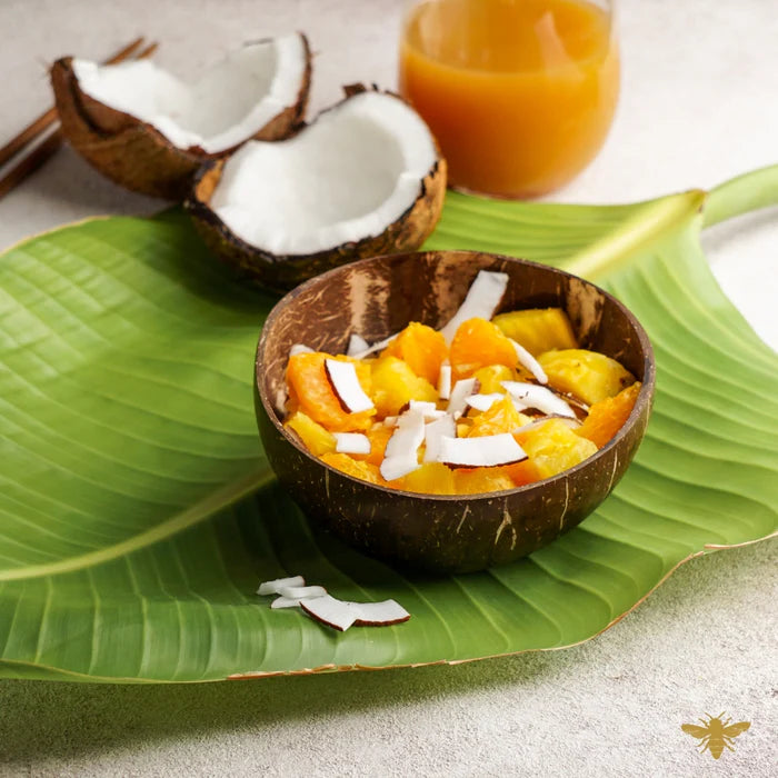 Mango + Coconut Beeswax Candle