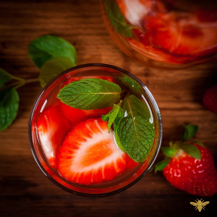 Bourbon Strawberry Beeswax Candle