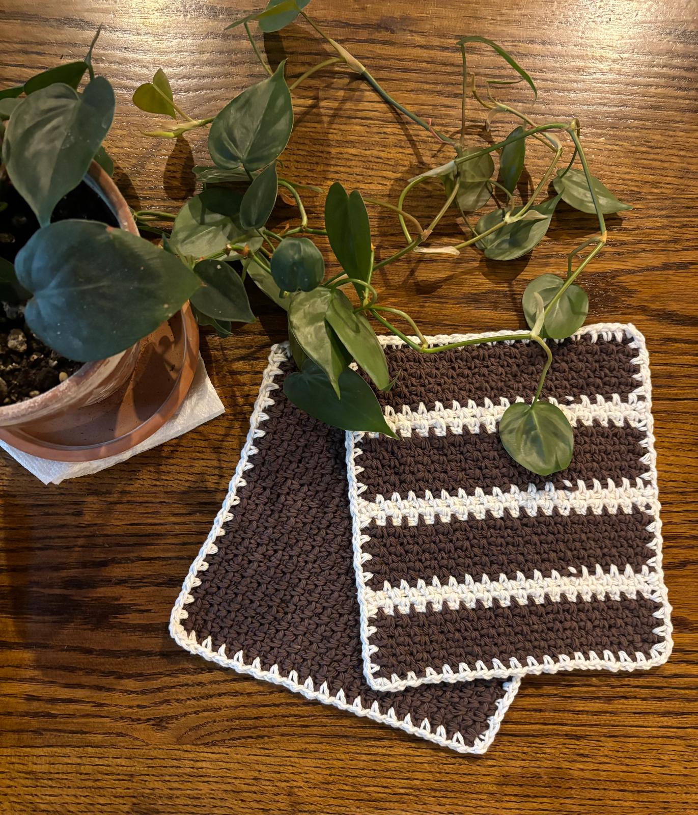 Hand Crocheted Kitchen Cloths