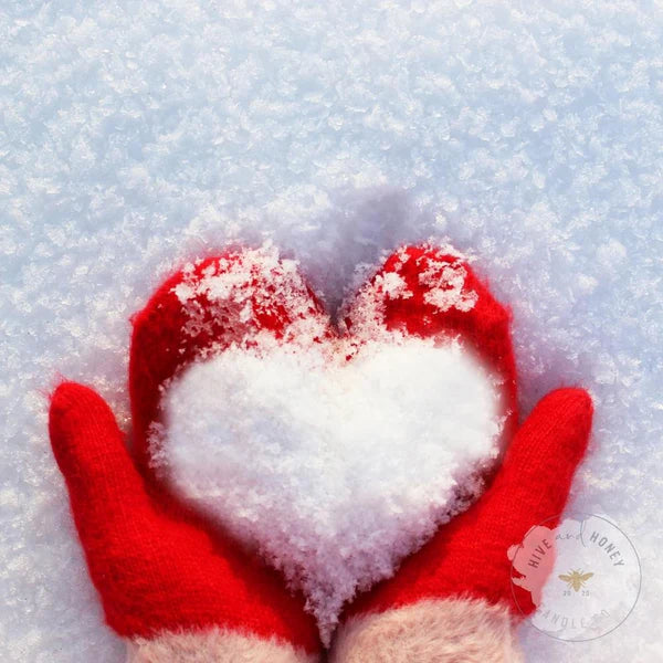 Snow Day Scented Beeswax Candle